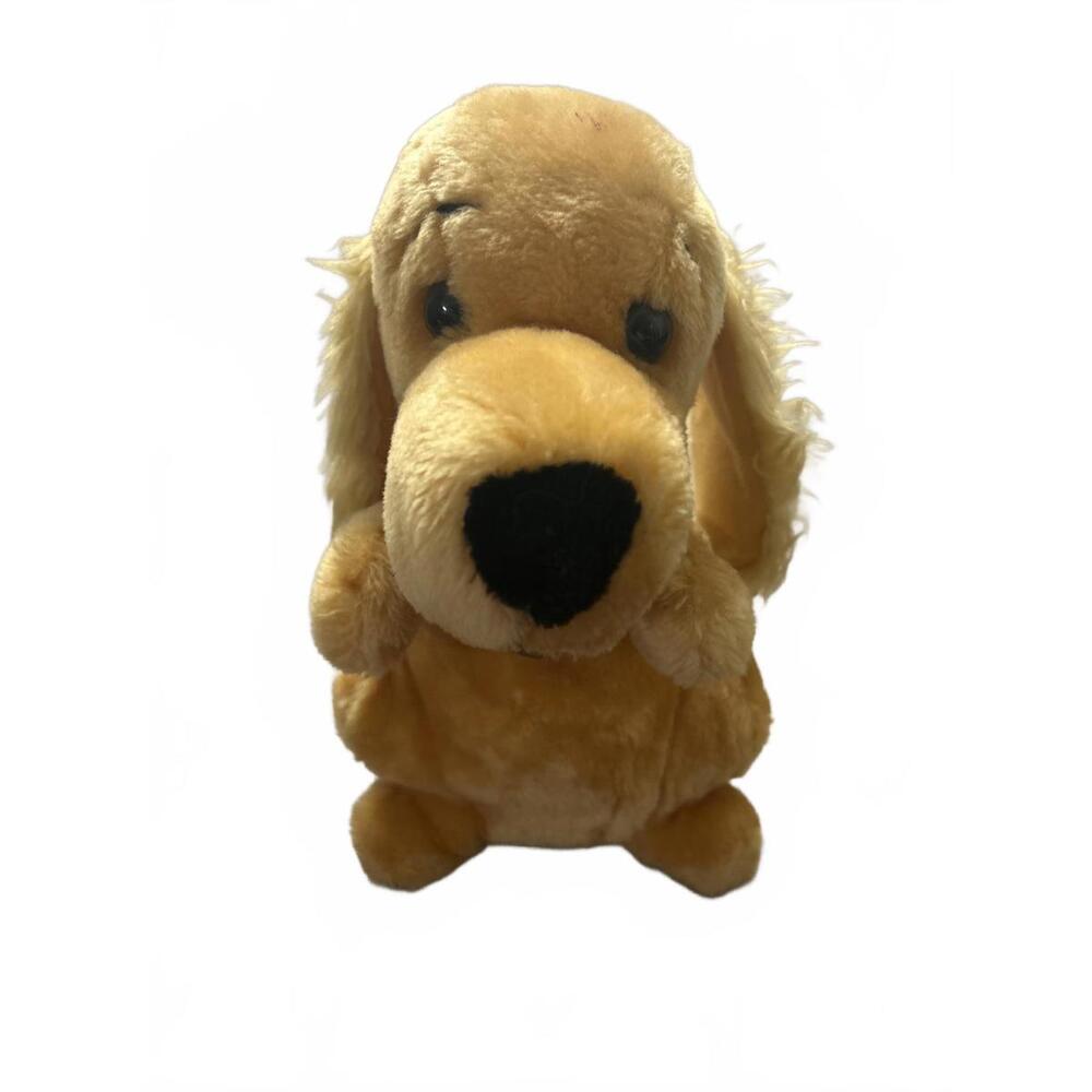 Vintage Dakin Crocker National Bank Cocker Spaniel Advertising Plush 1979 12"